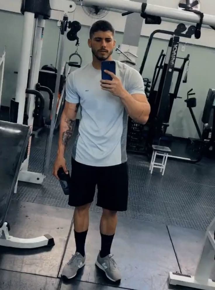 Guilherme Oliveira treinando